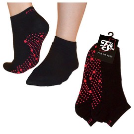 Pilates, Yoga, Martial Arts, Gym, Dance, Bar, Anti-Slip/Non-Slip, Falls Prevention, black / red