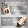 3 Jet Flame Cigar Lighter with Built-in V Cutter &