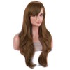 IMISSU 70 cm Long Hair Wavy Wigs with Fringe Cosplay