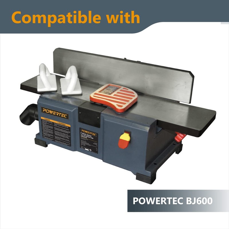 POWERTEC 6 Inch Jointer Blades for POWERTEC BJ600 Jointer, Set
