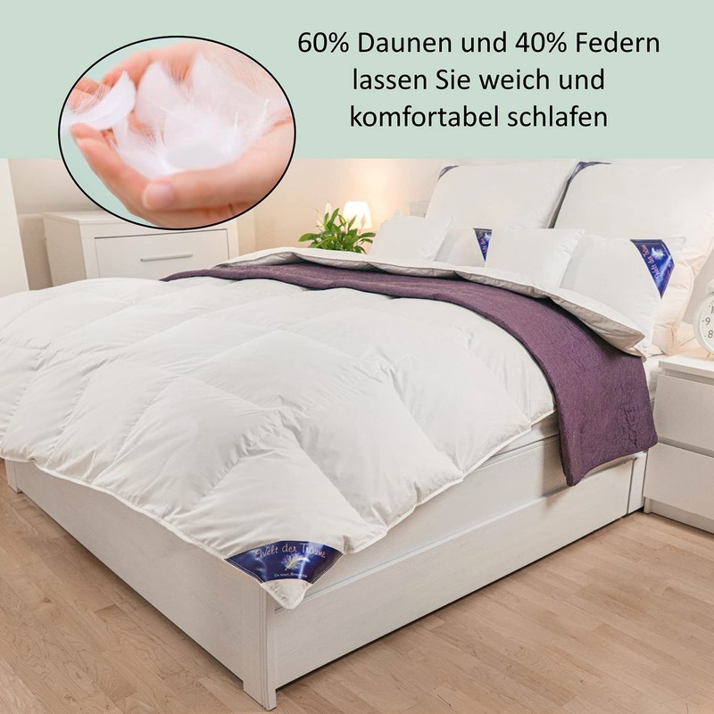 Hotel quality down quilt, duvet, quilt, 135 x 200 cm