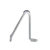 5/8" W Zinc Plated Steel Snap-in Shelf Support Clip