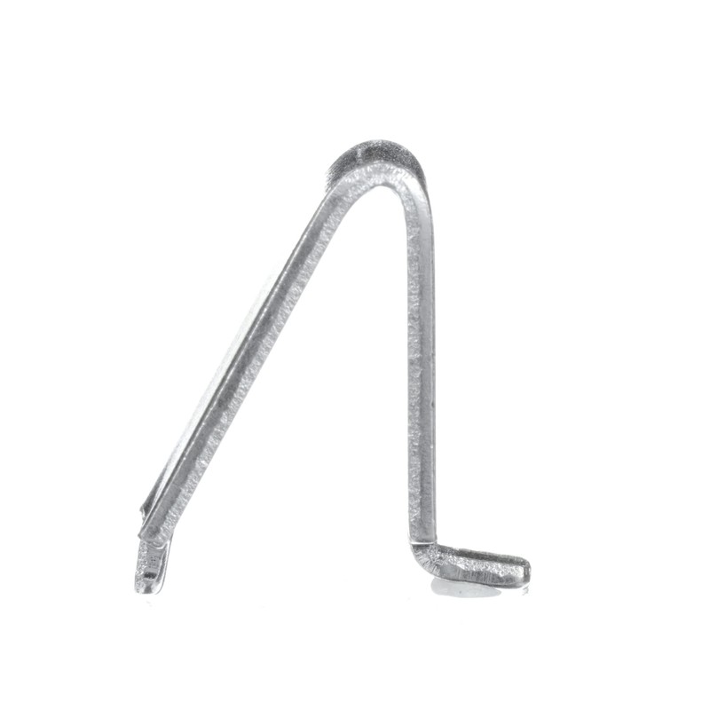 5/8" W Zinc Plated Steel Snap-in Shelf Support Clip
