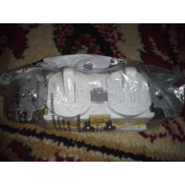 HUBBELL COMBINATIONS  TWO TOGGLE SWITCHES SP 15 AMP 120 V WHITE