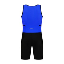 Rogelli Florida Triathlonanzug Unisex - Tri Anzug - Blau/Schwarz - Größe XL