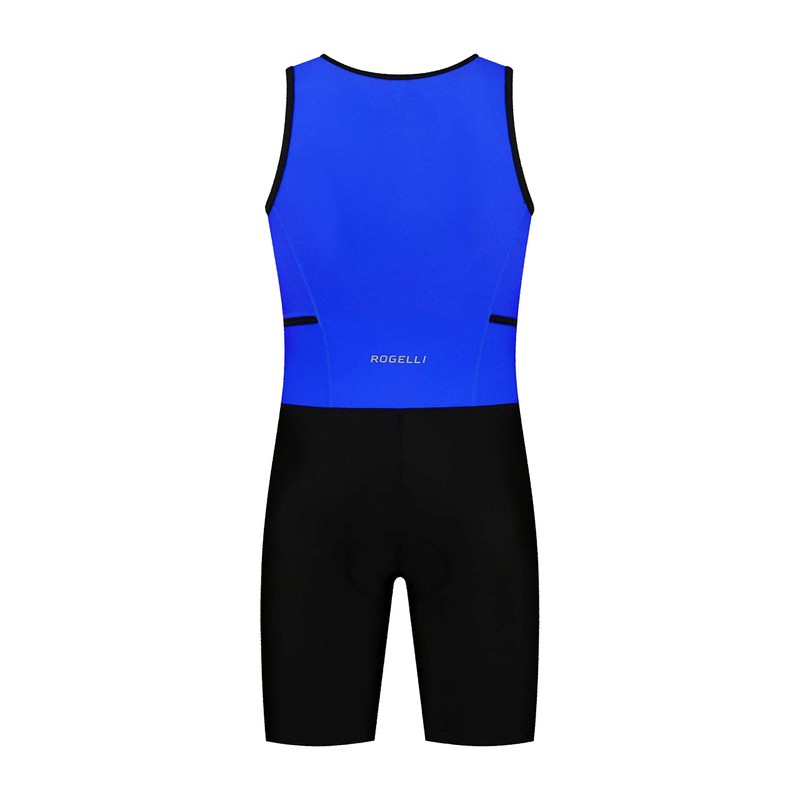 Rogelli Florida Triathlonanzug Unisex - Tri Anzug - Blau/Schwarz -