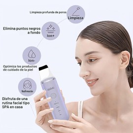 GUGUG Espátula exfoliante de piel, espátula facial, removedor de puntos negros, herramientas para el cuidado de la piel con 4 modos, limpiador facial portátil