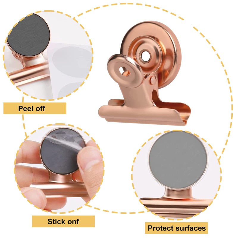 10PCS Magnetic Clips Strong Fridge Magnet Hook Clip for Family