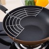 Wok Shelf, Kitchen Wok Fry Pan Pot Stainless Steel Shelfs