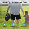 Lekufee Portable Waterproof Hard Case for Sony ZV-1F, ZV-1, ZV-1