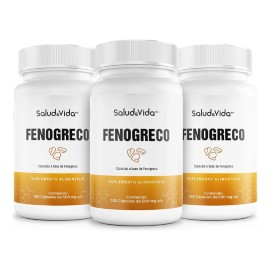 Fenogreco 1500mg Por Porción Cápsulas Día 300 100 Natural