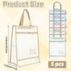 LOLYSIC 5 Pack A4 Size Project Bags for Quilting, 14x11x5