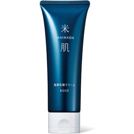  KOSE Komehada MAIHADA Skin Moisturizing Face Cleansing Cream Dense Foam Facial Cleansing Pore Charcoal 120g Rice Power Fragrance-free/Color-free