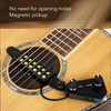 Acoustic Guitar Pickup Volume Adjustable Magnetic Guitar Pickup with 3