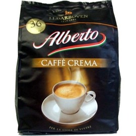 Darboven Alberto Coffee Pads Crema Pack of 36 (2 x 252 g)