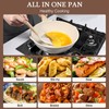 GiPP Ceramic Nonstick Deep Frying Pan Skillet, 12" Saute Pan