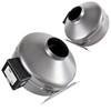 iPower 10 Inch 862 CFM Inline Duct Ventilation Fan HVAC