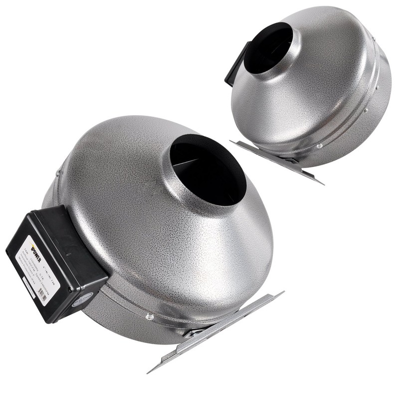iPower 10 Inch 862 CFM Inline Duct Ventilation Fan HVAC