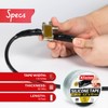 XFasten Self-fusing Silicone Tape Pro, Black, 1.5-Inch x 15-Feet, 30mils