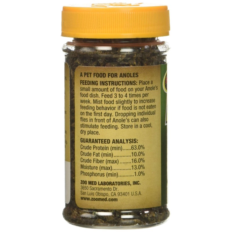 Zoo Med Anole Food For Small Lizards, 0.4 Ounce Bottle