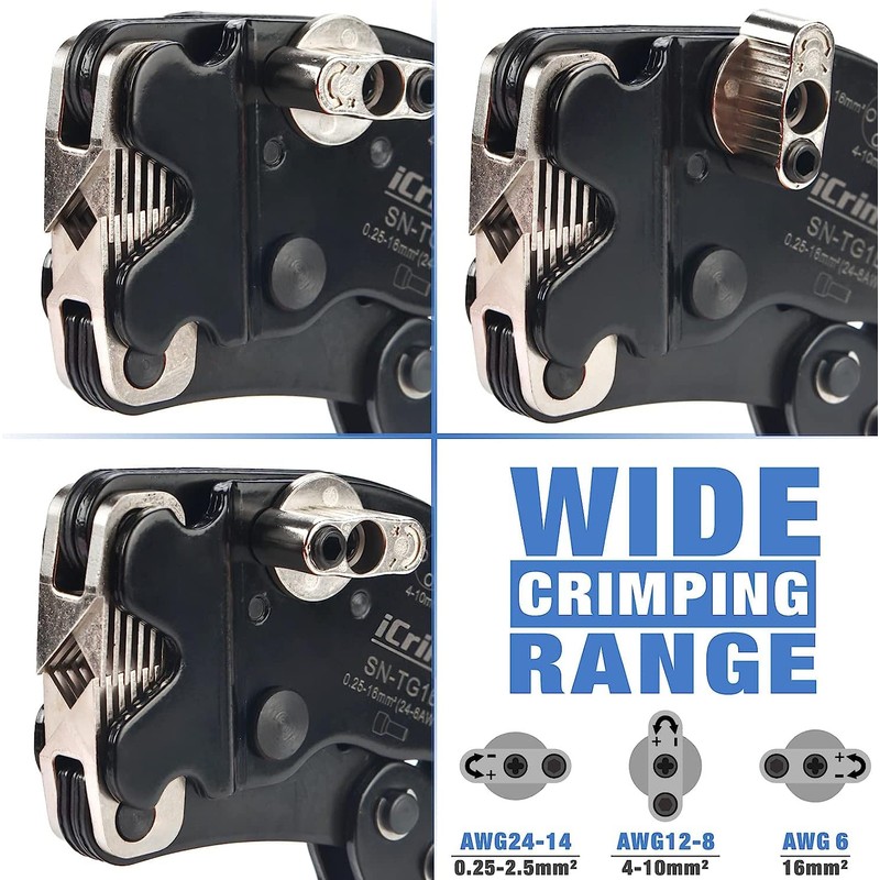 IWISS SN-TG16 Ferrule Crimping Pliers for Wire End Sleeves for