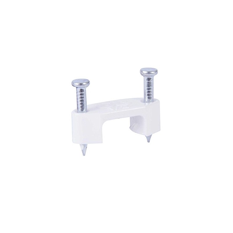 Gardner Bender PSM-1550T Plastic Clip on Cable Staple, 1/2-Inch, 25-Pack