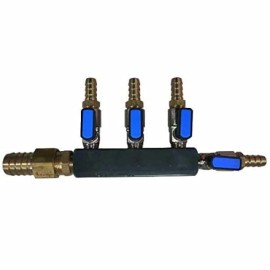 Matala Heavy Duty Air Manifolds 4 Valves (1/2" Barb)