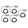 5 Pcs Proximity Sensor PNP Normally Open 15mm Detection IP65
