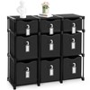 Fiwochic 9 Cube Storage Organizer Shelf with Storage Bins and