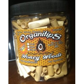 Organitips Wood Wooden Smoking Tips Flavored 12 Pack HONEY 8mm