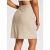 BALEAF Women's Skorts Skirts Hiking Cargo Skorts Pockets 19" Knee
