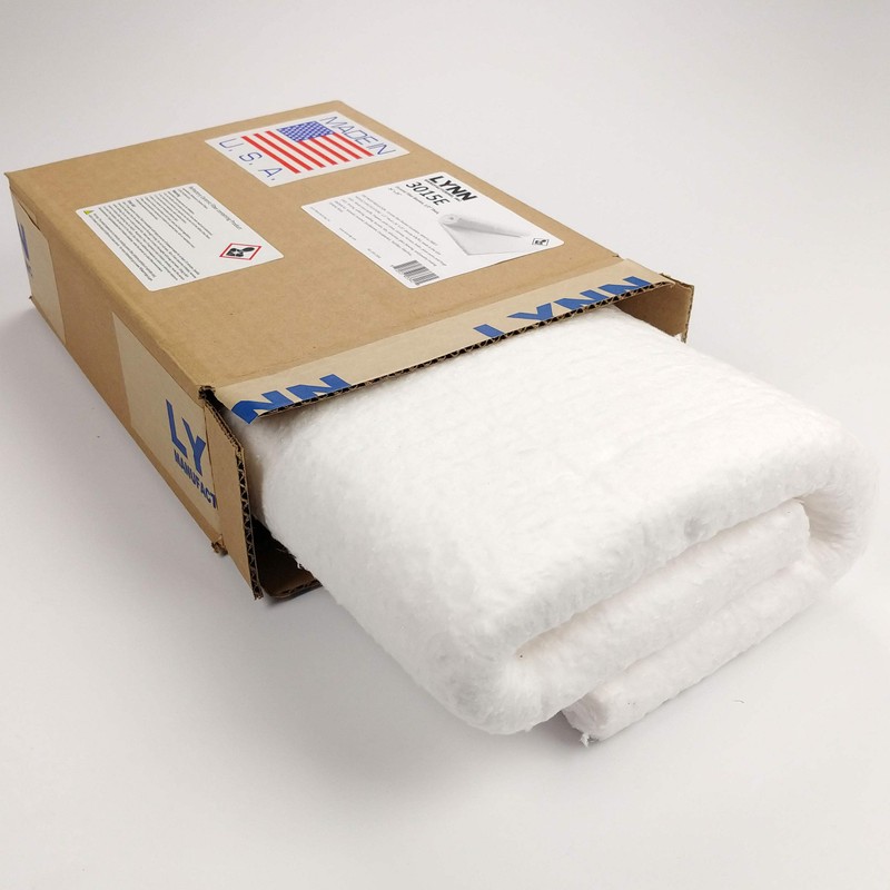 Ceramic Fiber Insulation, 1/2" Thick x 24" x 25", 2400F