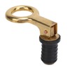 Snap Handle Drain Plug Rubber Brass Twist Design Long Lasting
