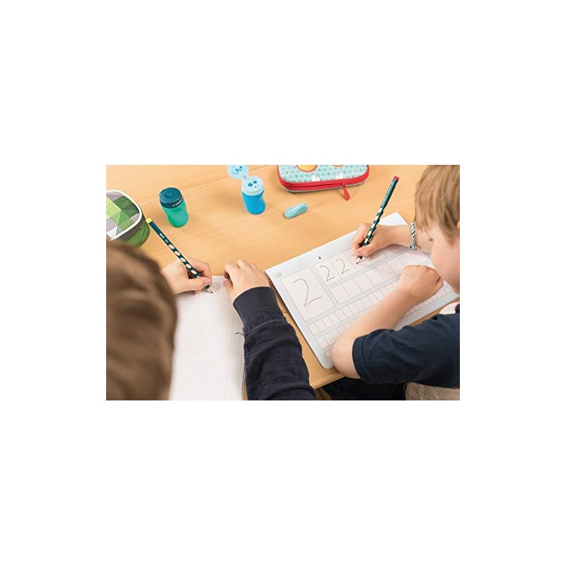 Thin Ergonomic Graphite Pencil - STABILO EASYgraph S - Left-Handed