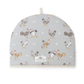 Cooksmart Hen House Lane Tea Cosy | British Designed Farmhouse-Inspired Teapot Warmer | 100% Cotton with Polyester Wadding | Stylish & Insulated Kitchen Accessory | Machine Washable