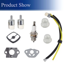 LiGuVCY SRM-210 Carburetor Kit Replacement for Echo SRM210 SRM211 GT200 GT230 PE200 HC180 RBK75 Trimmer Brushcutter, Replace A021000740 A021000741 A021000742