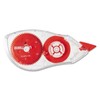 Universal 75602 Correction Tape with Two-Way Dispenser, Non-Refillable, 1/5-Inch x