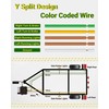 PLUXPAER 4 Pin 5 Wire Trailer Wiring Harness 14AWG Pure