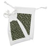 Ambesonne Vegetable Fabric Pouch Set of 2, Olive Tree Farming