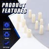 Glarks 270 Pcs Round Nylon Spacer Assortment Kit for M3