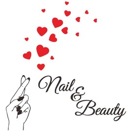 ANFRJJI Nail Salon Wall Decals - Manicure Bar Collage with Quotes - Varnish Polish Vinyl Stickers for Nail Art Shop - Enhance Your Salon Ambiance with Window Decorations(Black-JZY026-Nail)