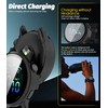 (1+2) Orzero Watch Case Compatible for Garmin Vivoactive 6, with