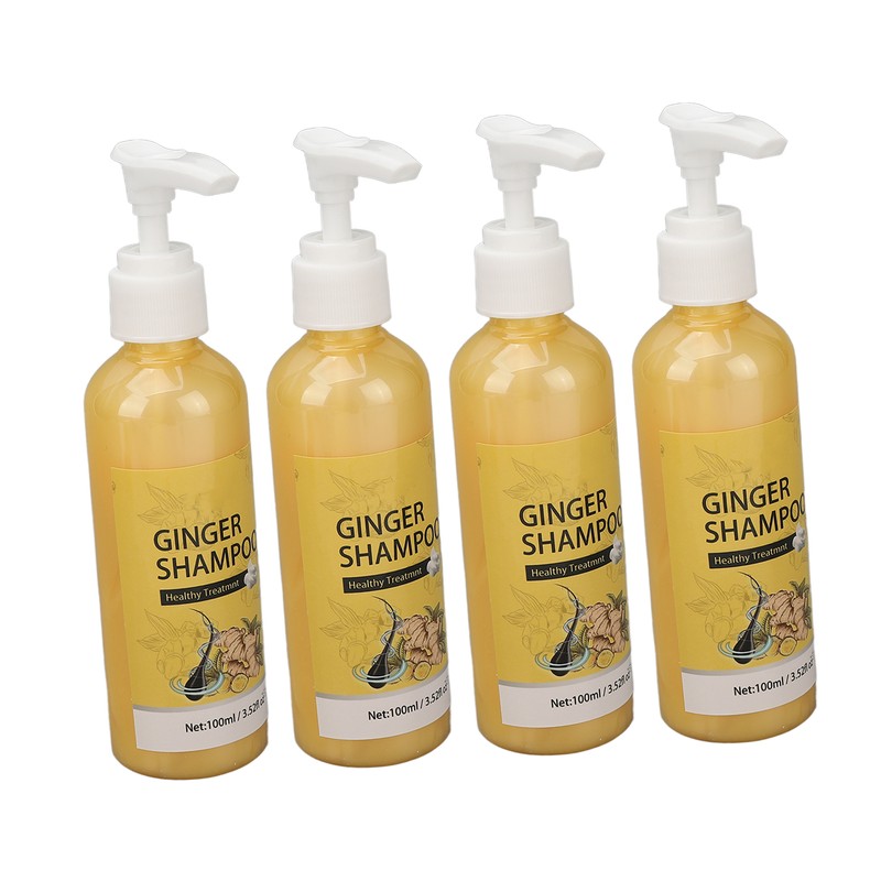 100ml Ginger Hair Regrowth Shampoo Dandruff Removal Itching Relief Deep