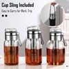 Glass Cold Brew Coffee Maker with Extended Fine Mesh Filter,