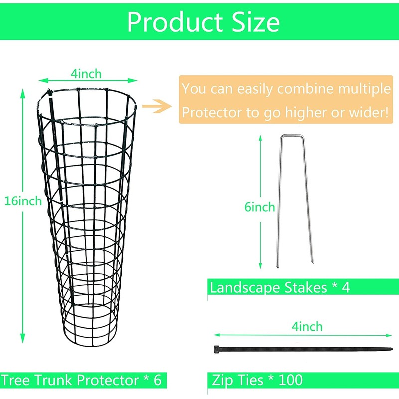 Andwarmth Tree Protectors-Tree Protectors from Deer,Tree Trunk Protector with Zip