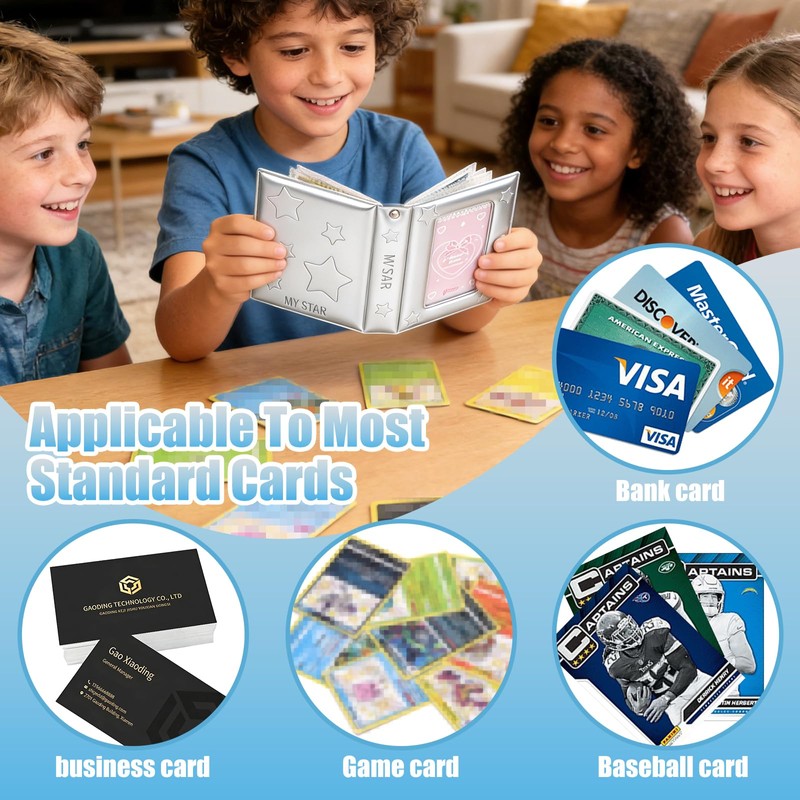 Small 1 Pocket Trading Mini Card Binder Collection with 40