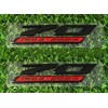 Pair Set 70th Anniversary Side Emblems Car Fender Badge Decal