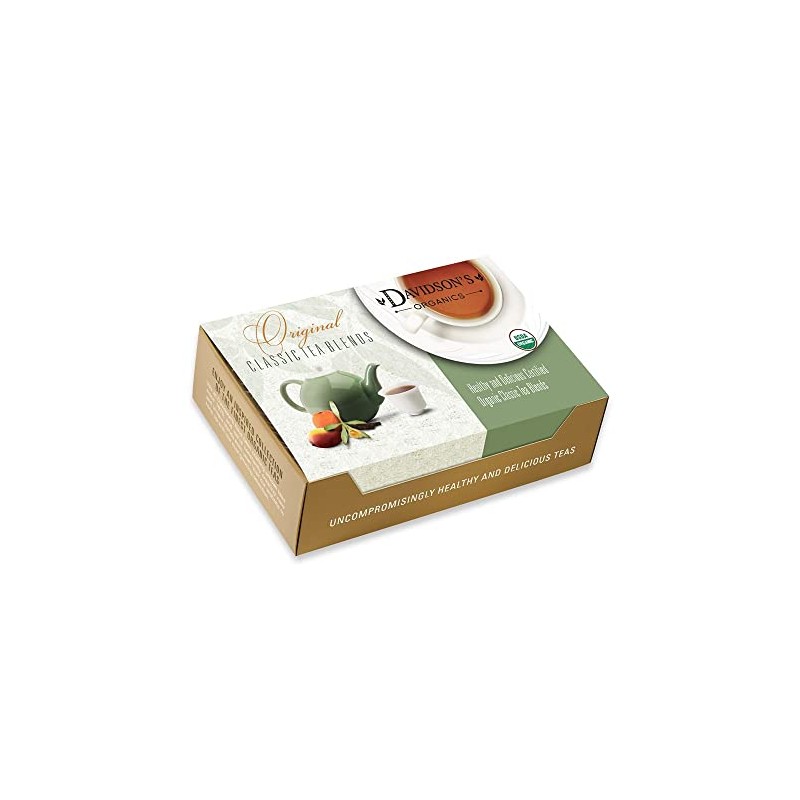 Davidson's Organics, Cinnamon Apple, 100-count Individually Wrapped Tea Bags