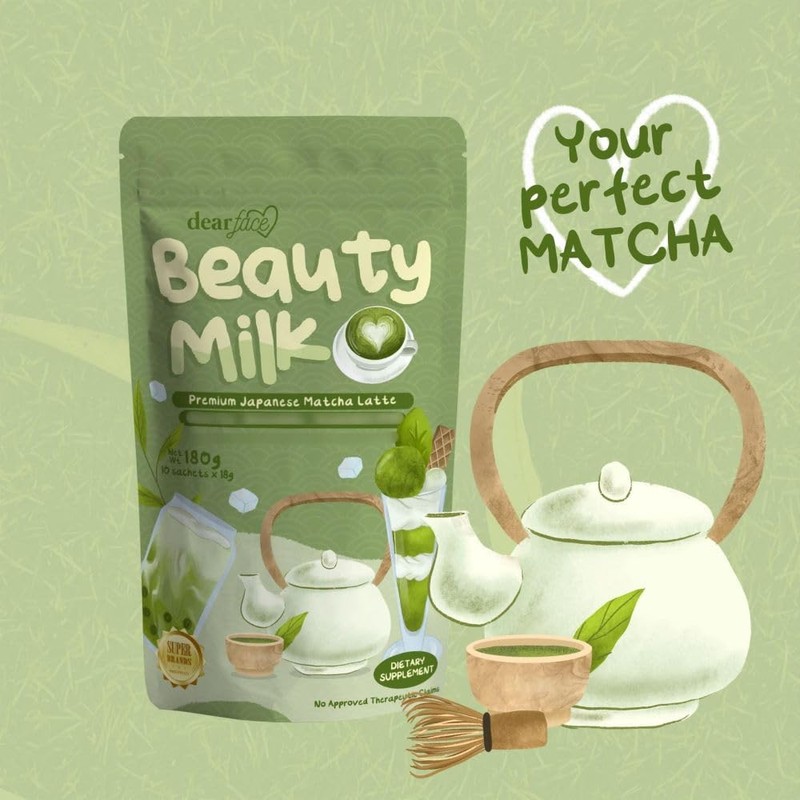 Generic Dear Face Beauty Milk Premium Japanese Matcha Latte 10