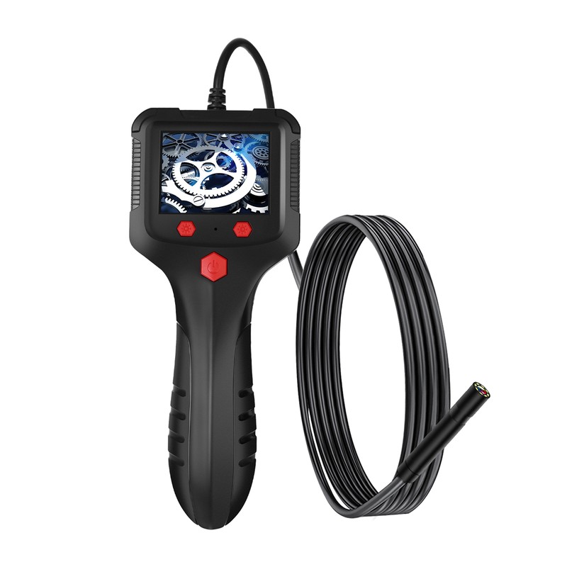 P100 Industrial Endoscope 8mm 1080P Digital Borescope IP67 Waterproof Snake